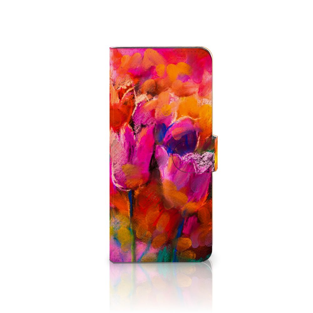 Hoesje OnePlus 13 Tulips telefoonhoesje tulpen kleurrijk design