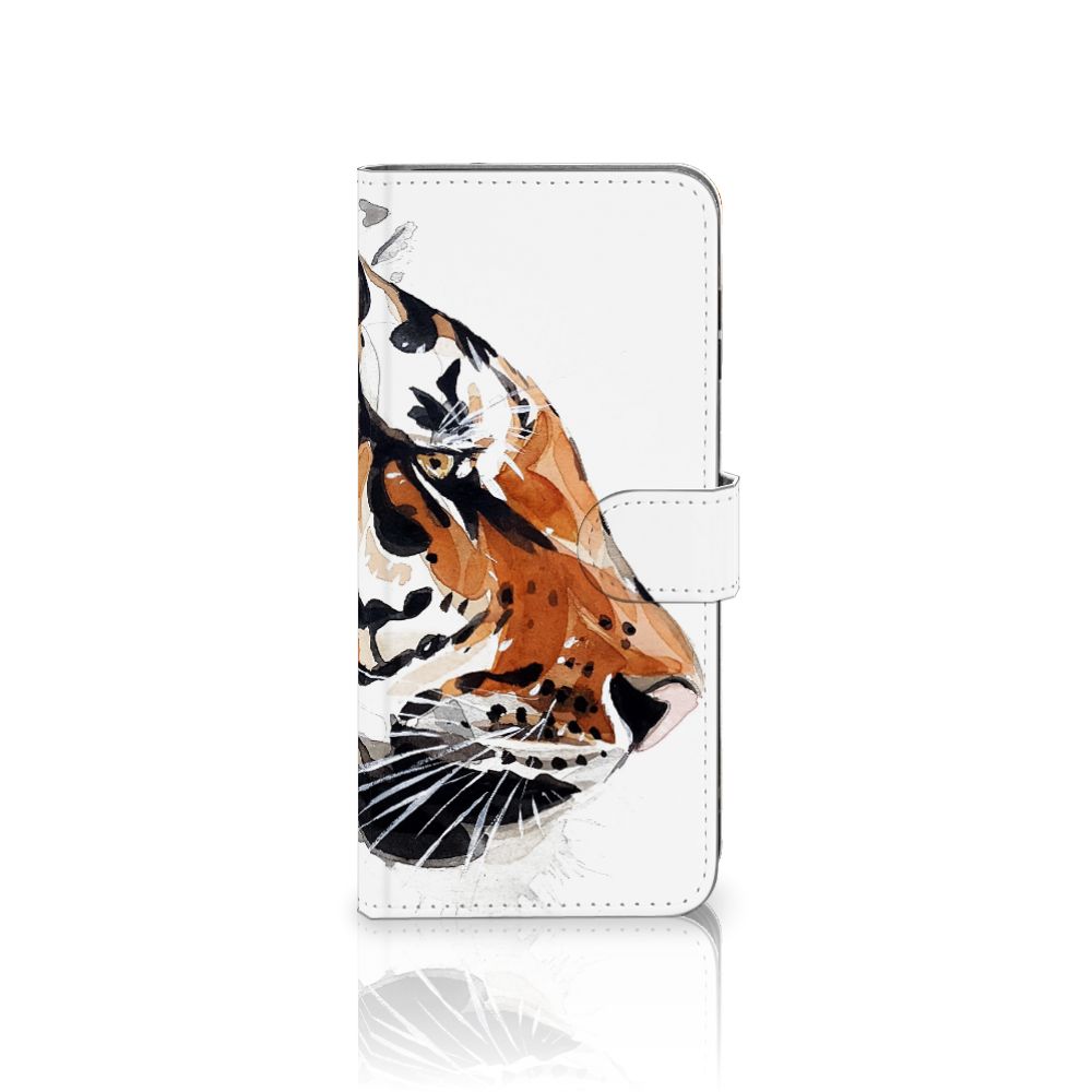 Hoesje Samsung Galaxy A16 4G/5G Watercolor Tiger tijger schilderij aanzicht