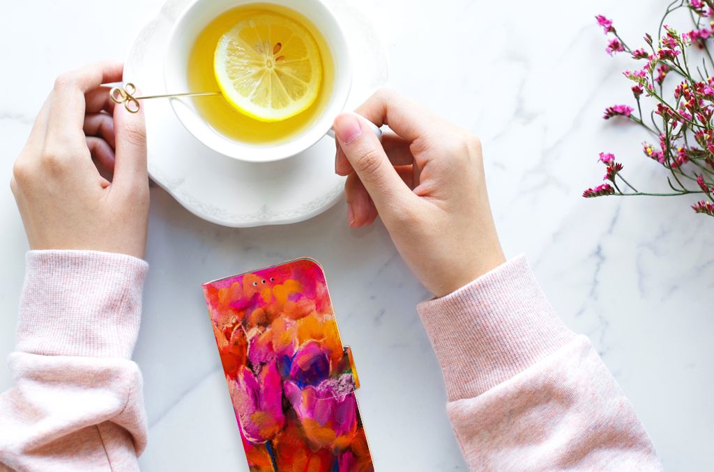 Hoesje Samsung Galaxy A40 Tulips