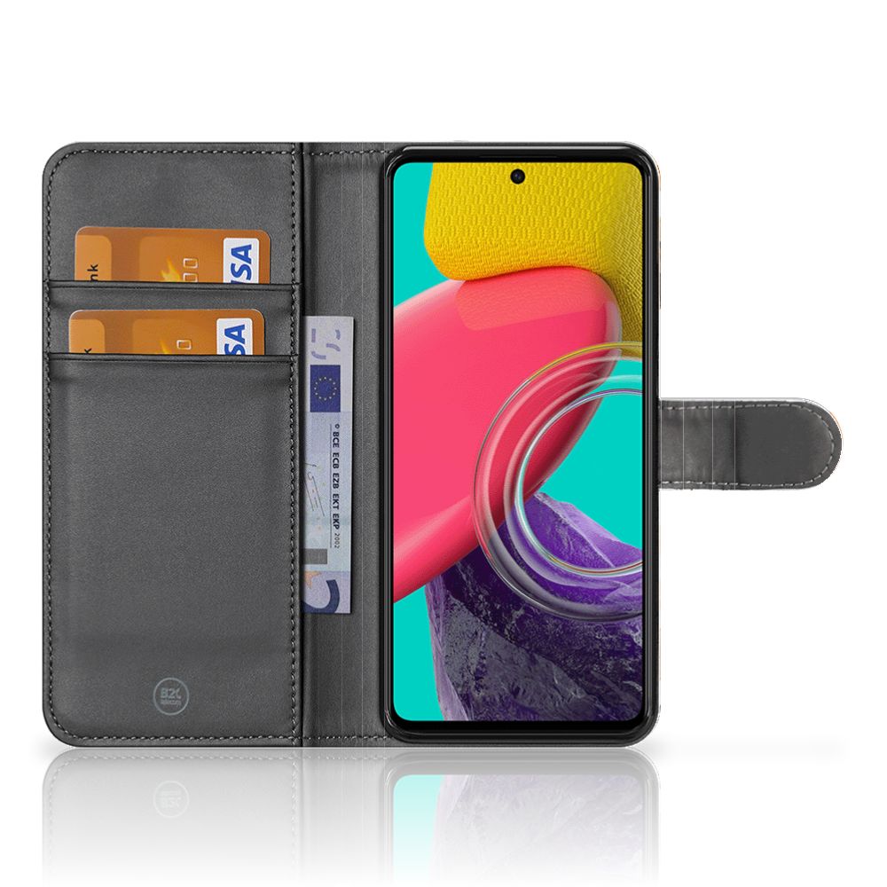 Samsung Galaxy M53 hoesje met magnetische sluiting voorkant