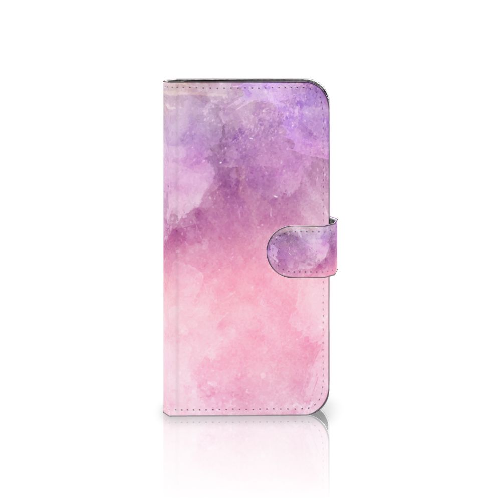 Samsung Galaxy S24 FE hoesje Pink Purple Paint bookcase voorkant