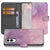 Samsung Galaxy S25 Edge hoesje Pink Purple Paint aanzicht