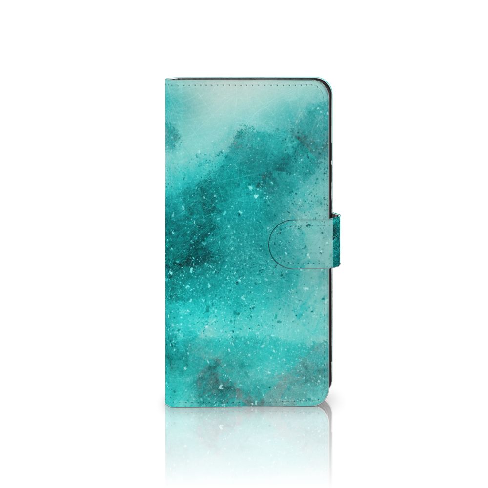 Samsung Galaxy S25 Ultra Hoesje Painting Blue voorkant