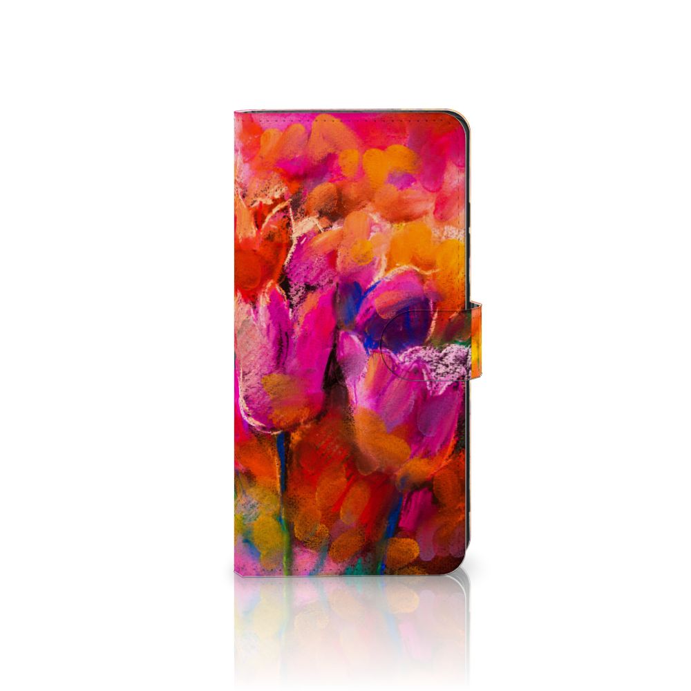 Hoesje Samsung Galaxy S25 Ultra Tulips telefoonhoesje tulpen kleurenspel aanzicht