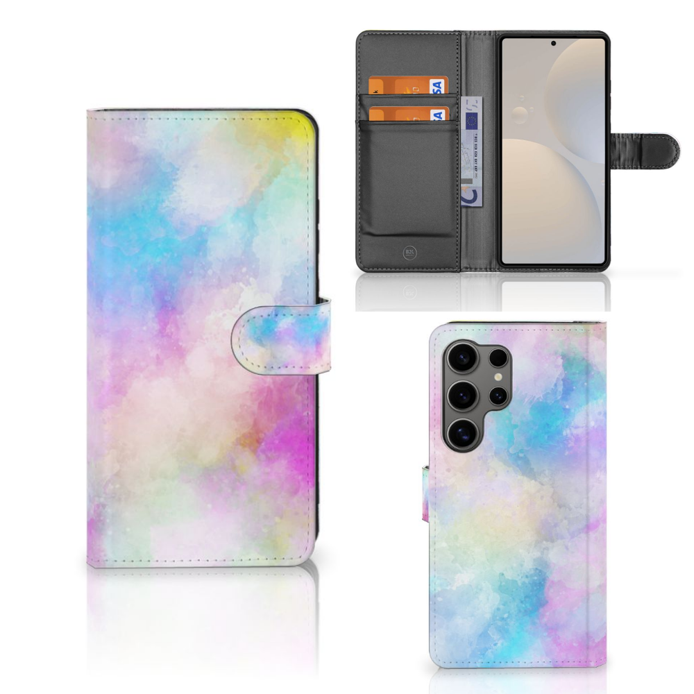 Hoesje Samsung Galaxy S25 Ultra Watercolor Light case watercolor design front back
