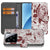 Xiaomi 15 hoesje Watercolor Flowers boekcase voorkant achterkant