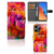 Hoesje Xiaomi Redmi 12 Tulips bloemen kleurrijk design voorkant achterkant