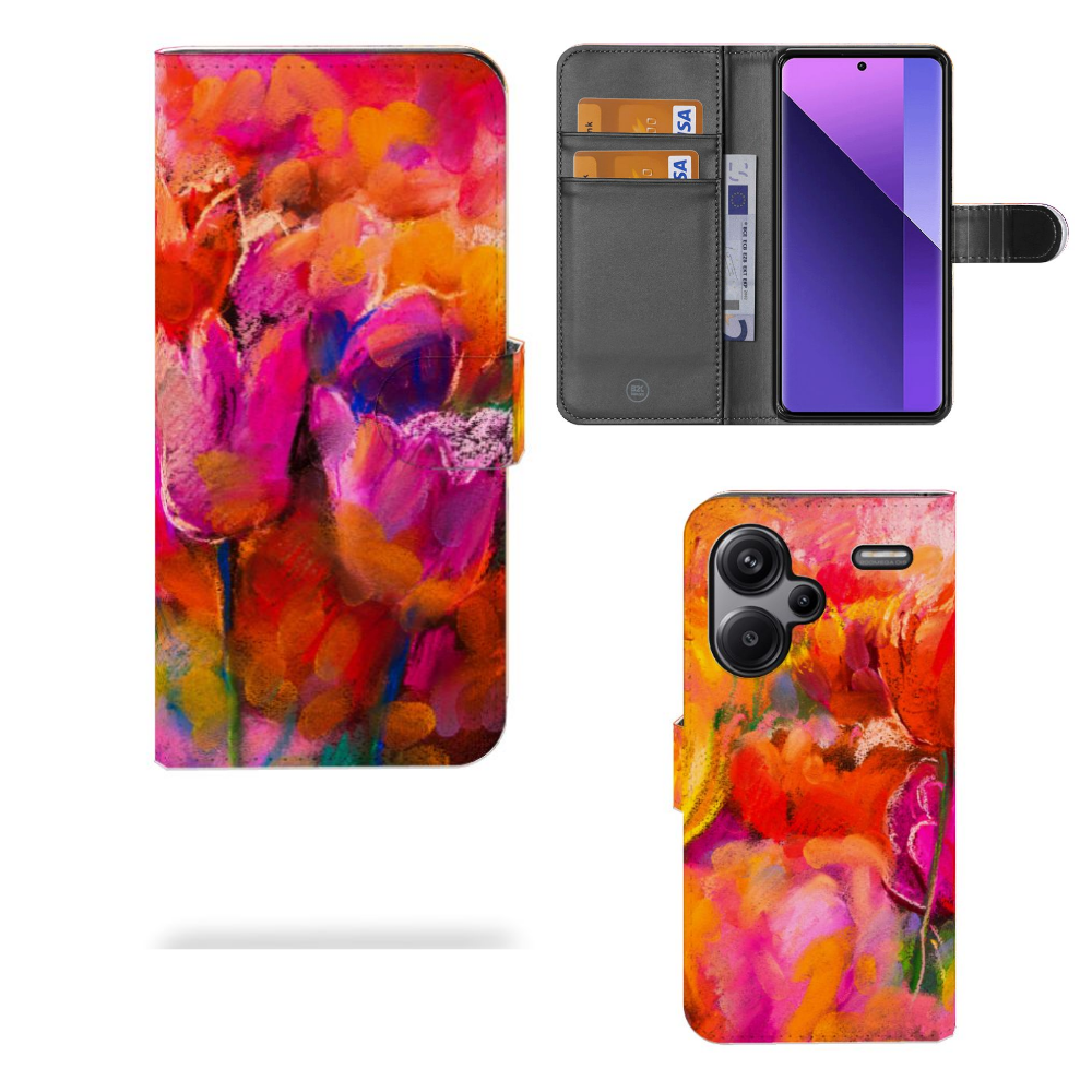 Hoesje Xiaomi Redmi Note 13 Pro Plus Tulips