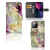 B2C Telecom Hoesje iPhone 13 Mini Letter Painting voorkant achterkant binnenkant