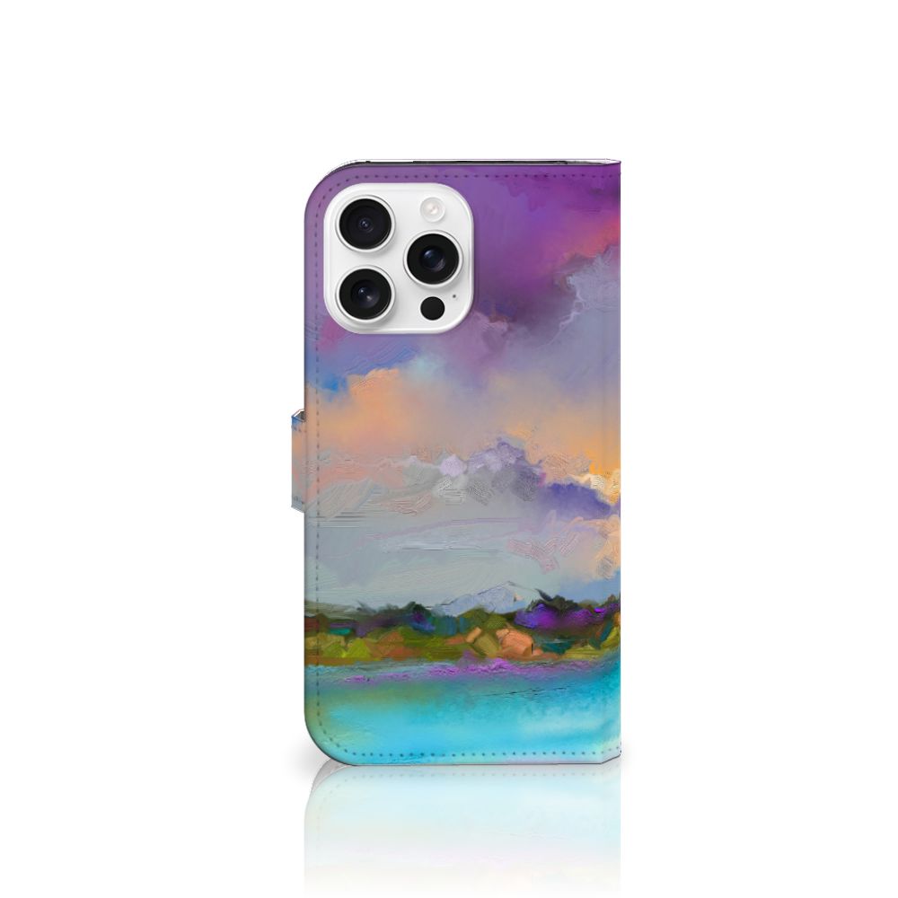 Hoesje iPhone 16 Pro Max Boat design naam kunst aanzicht