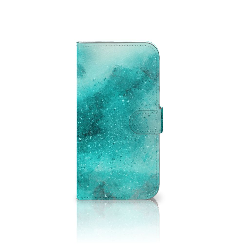 iPhone 16 Pro Max hoesje Painting Blue voorkant