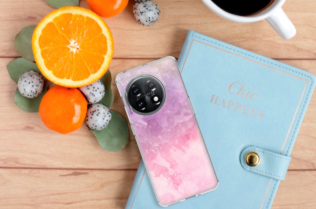 Hoesje maken OnePlus 11 Pink Purple Paint