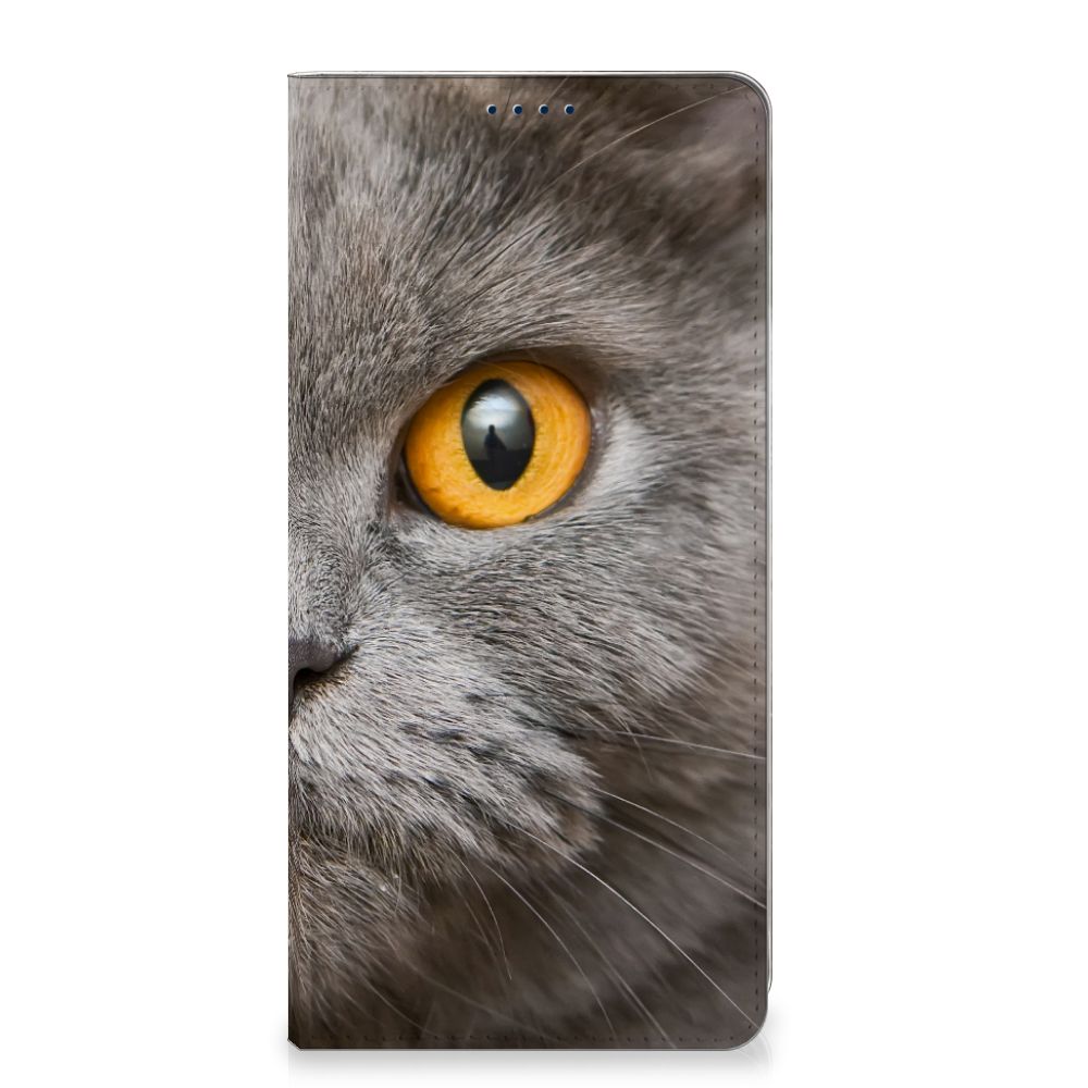 Hoesje maken OnePlus Nord 4 Britse Korthaar kat close-up oog detail