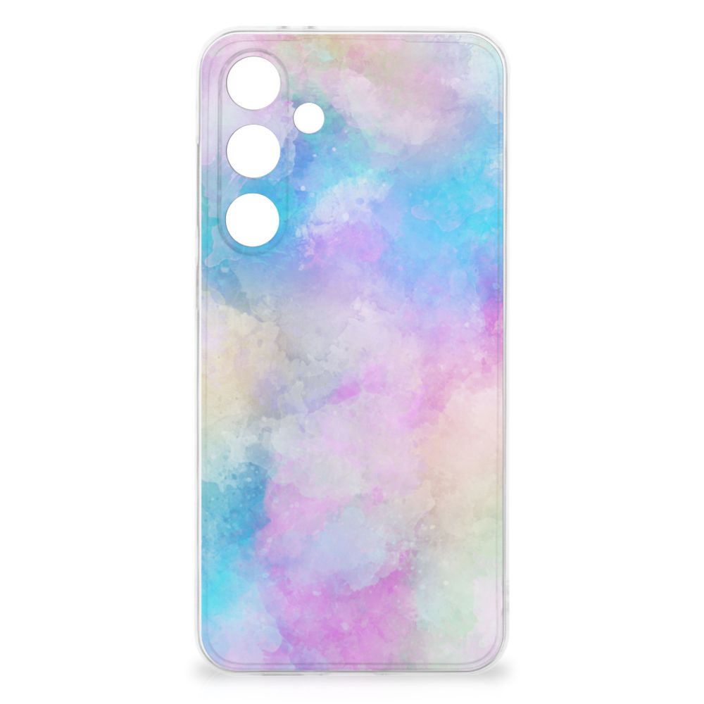 Samsung Galaxy S24 FE Hoesje maken Watercolor Light achterkant