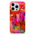 Hoesje maken iPhone 15 Pro Tulips met kleurrijk tulpen design in heldere tinten.