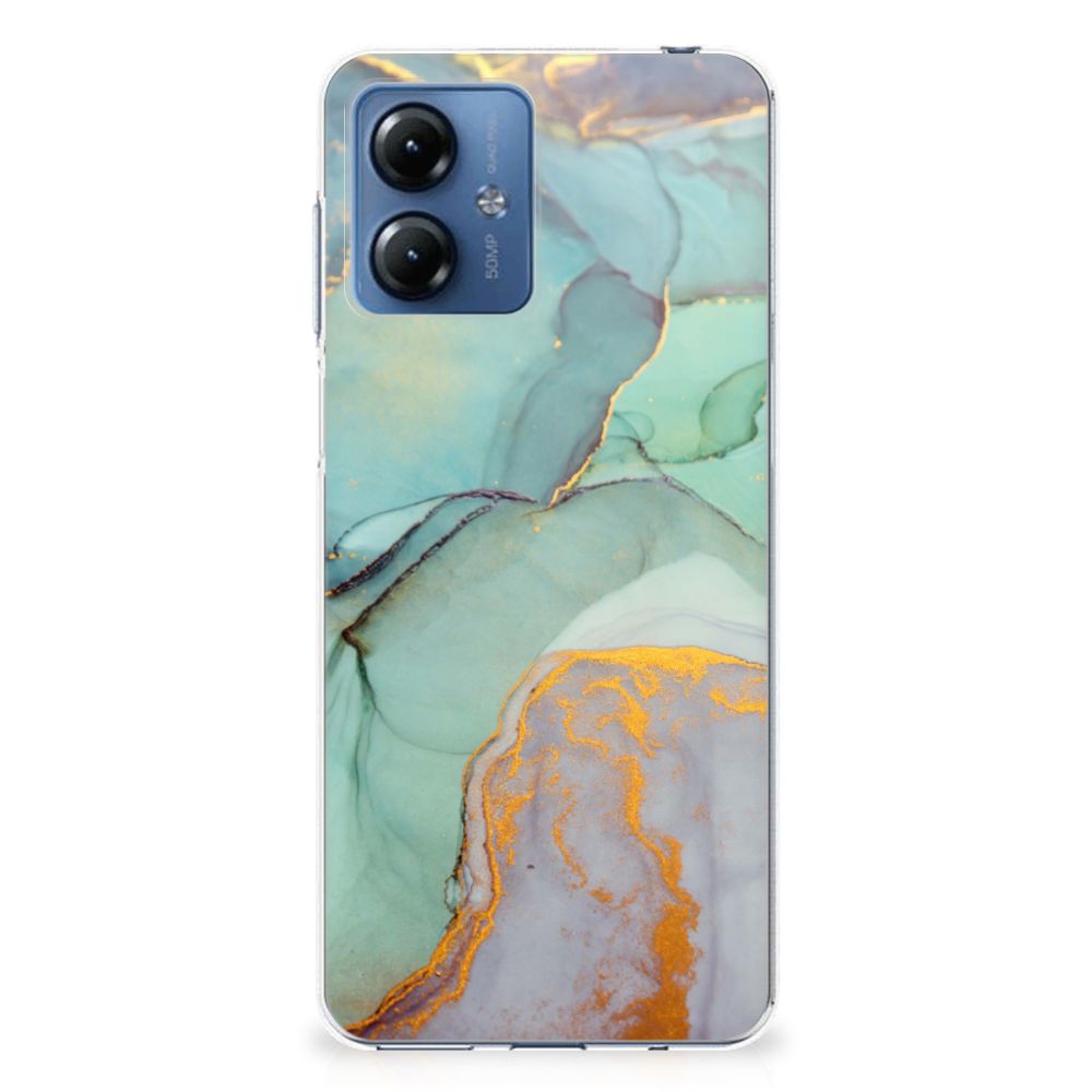 Motorola Moto G14 Hoesje maken Watercolor Mix achterkant