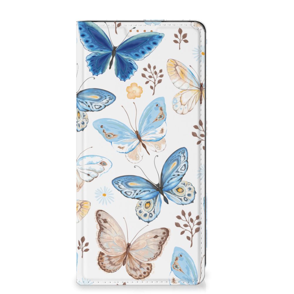 Hoesje maken voor Motorola Moto G34 Vlinder met kleurrijke vlinders voor uitstraling en bescherming đĻ