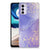 Motorola Moto G42 hoesje maken Watercolor Paars achterkant