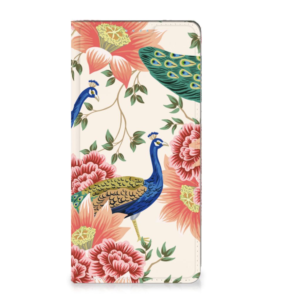 Hoesje maken voor Motorola Moto G72 Pink Peacock