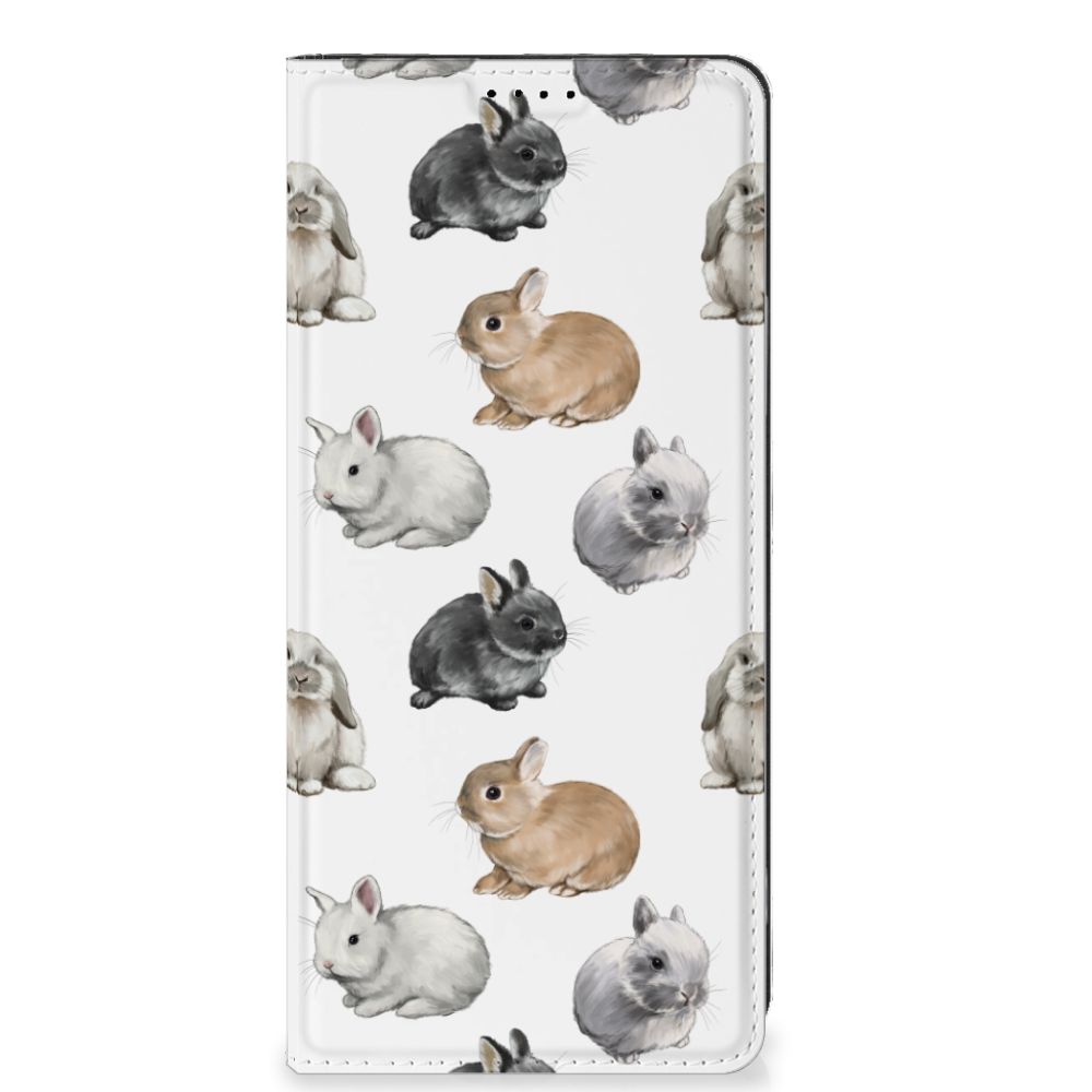 OPPO A58 4G hoesje maken konijntjes voorkant