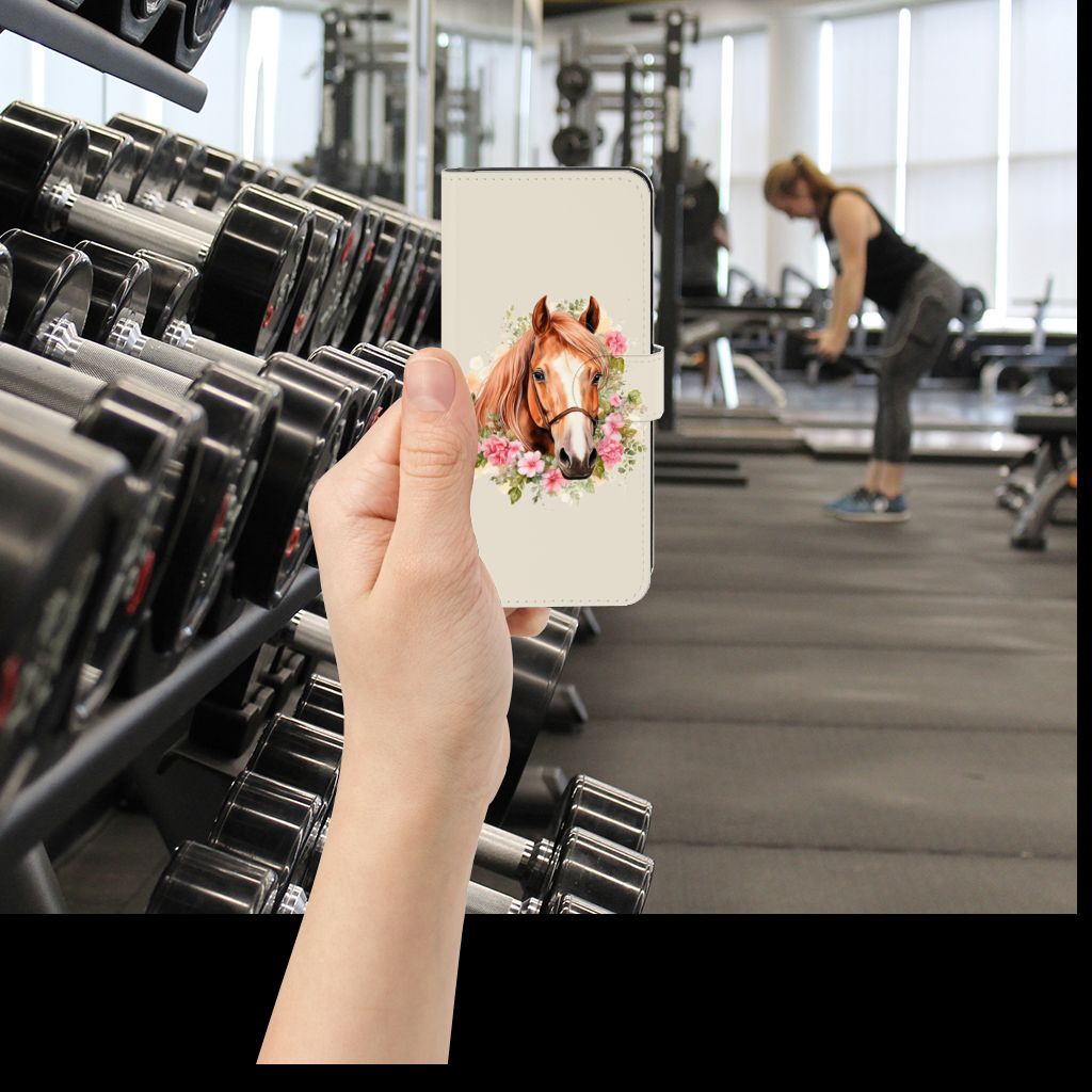 OPPO A78 5G | A58 5G Hoesje maken Watercolor Paars hand fitness