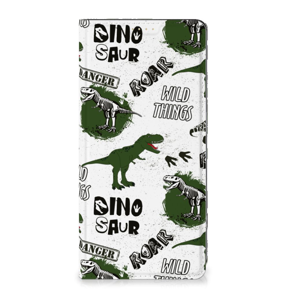 Hoesje maken voor OPPO Reno8 T 4G Dinosaurus design dino's voorkant