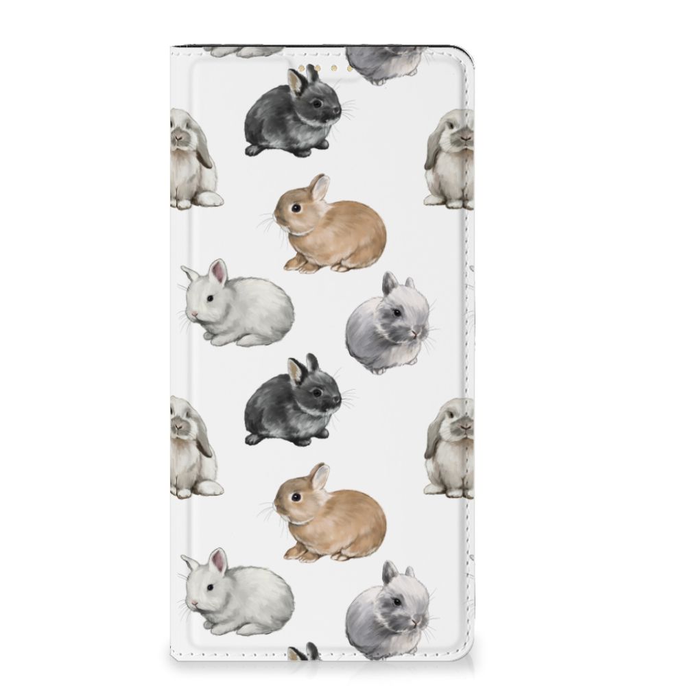 OPPO Reno8 T 5G Hoesje maken voor OPPO Reno8 T 5G Konijntjes ontwerp vooraanzicht