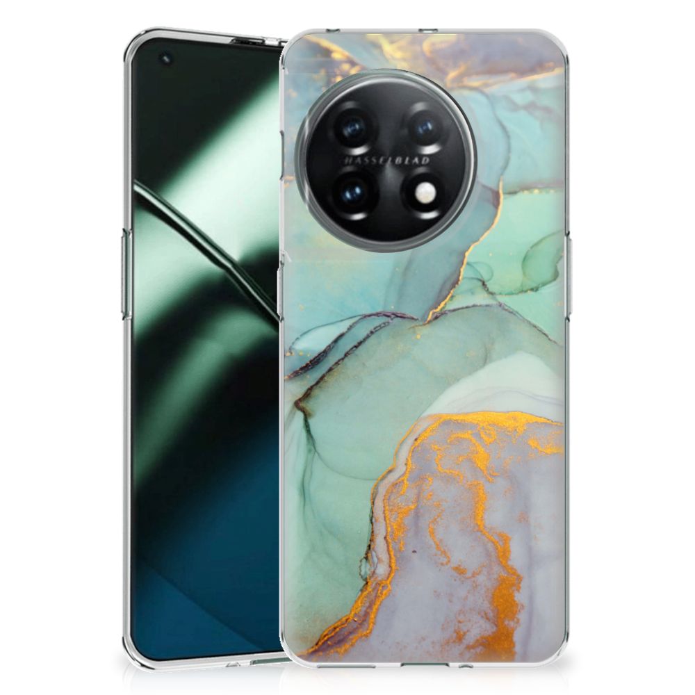 OnePlus 11 hoesje maken Watercolor Mix achterkant