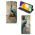 Hoesje maken voor Samsung Galaxy A03s Vintage Pauwen