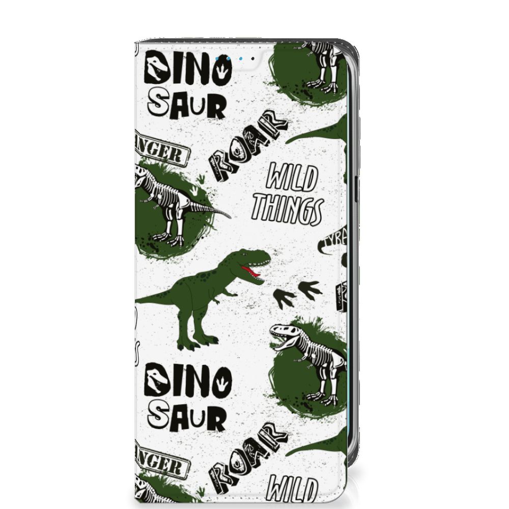 Hoesje maken voor Samsung Galaxy A16 5G/4G Dinosaurus dino design voorzijde