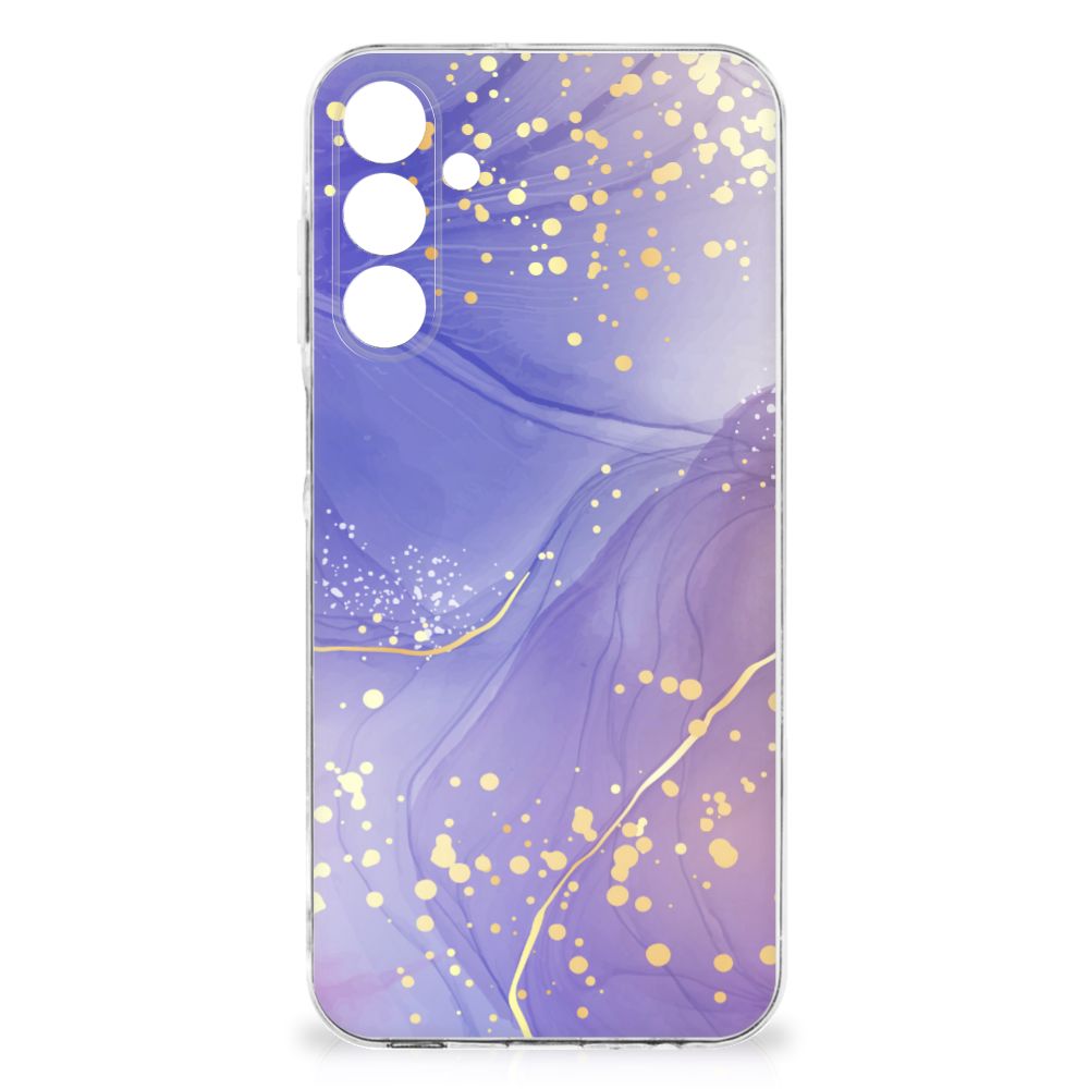 Samsung Galaxy A16 Hoesje maken Watercolor Paars achterkant