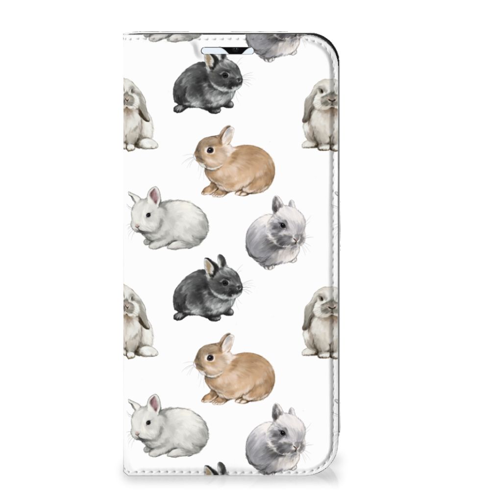 Hoesje maken voor Samsung Galaxy A23 Konijntjes met schattige konijnen in diverse kleuren đ°.