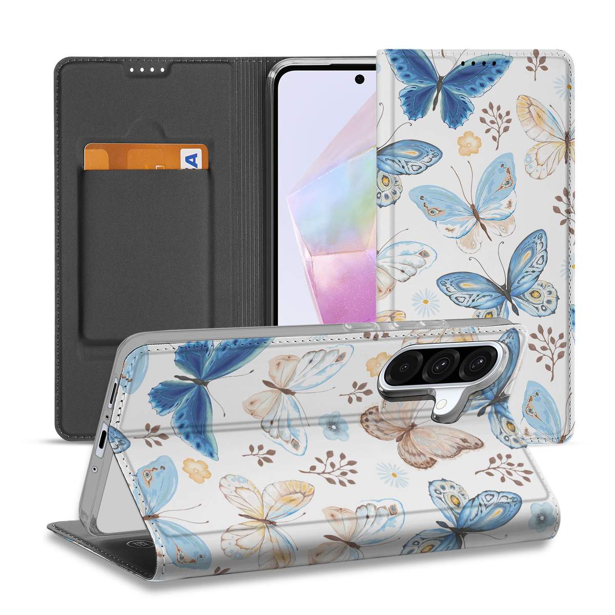 Samsung Galaxy A56 A36 Hoesje maken Vlinder voorkant achterkant