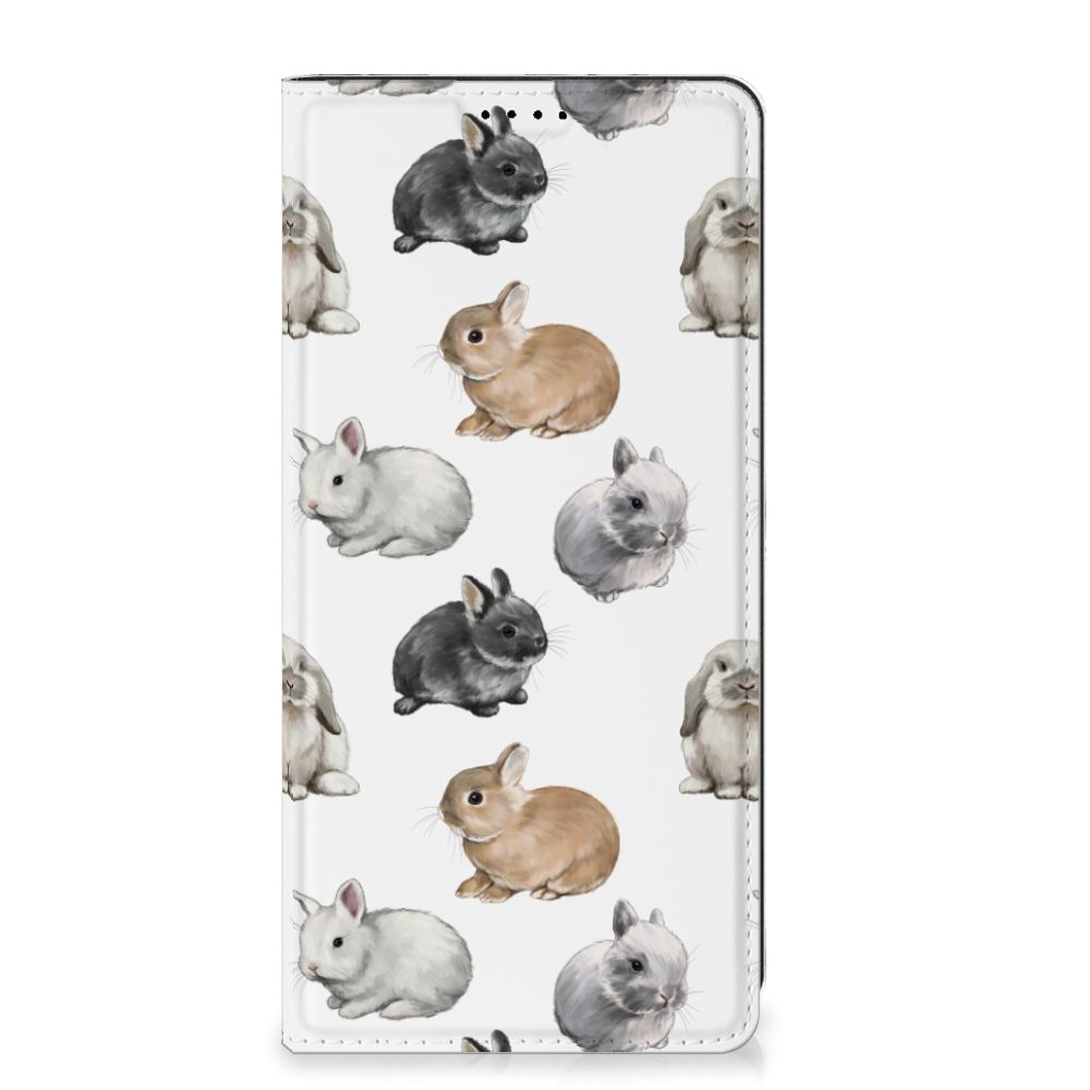 Samsung Galaxy S23 FE Hoesje maken Konijntjes vooraanzicht
