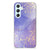 Samsung Galaxy S23 FE Hoesje maken Watercolor Paars achterkant