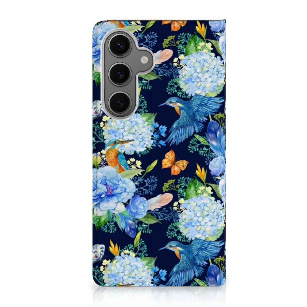 Samsung Galaxy S24FE Hoesje maken IJsvogel design voorkant