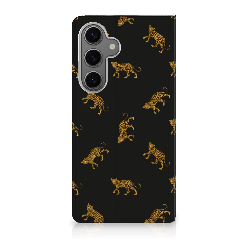 Samsung Galaxy S24FE hoesje maken Leopards achteraanzicht
