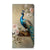 Samsung Galaxy S25 hoesje maken voor Samsung Galaxy S25 Vintage Pauwen voorkant