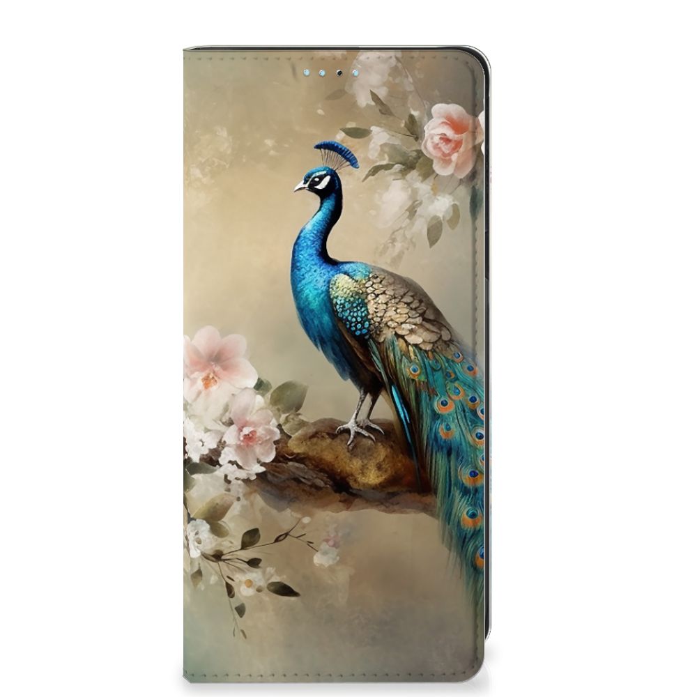 Xiaomi Redmi Note 11/11S Hoesje maken voor Xiaomi Redmi Note 11/11S Vintage Pauwen voorkant