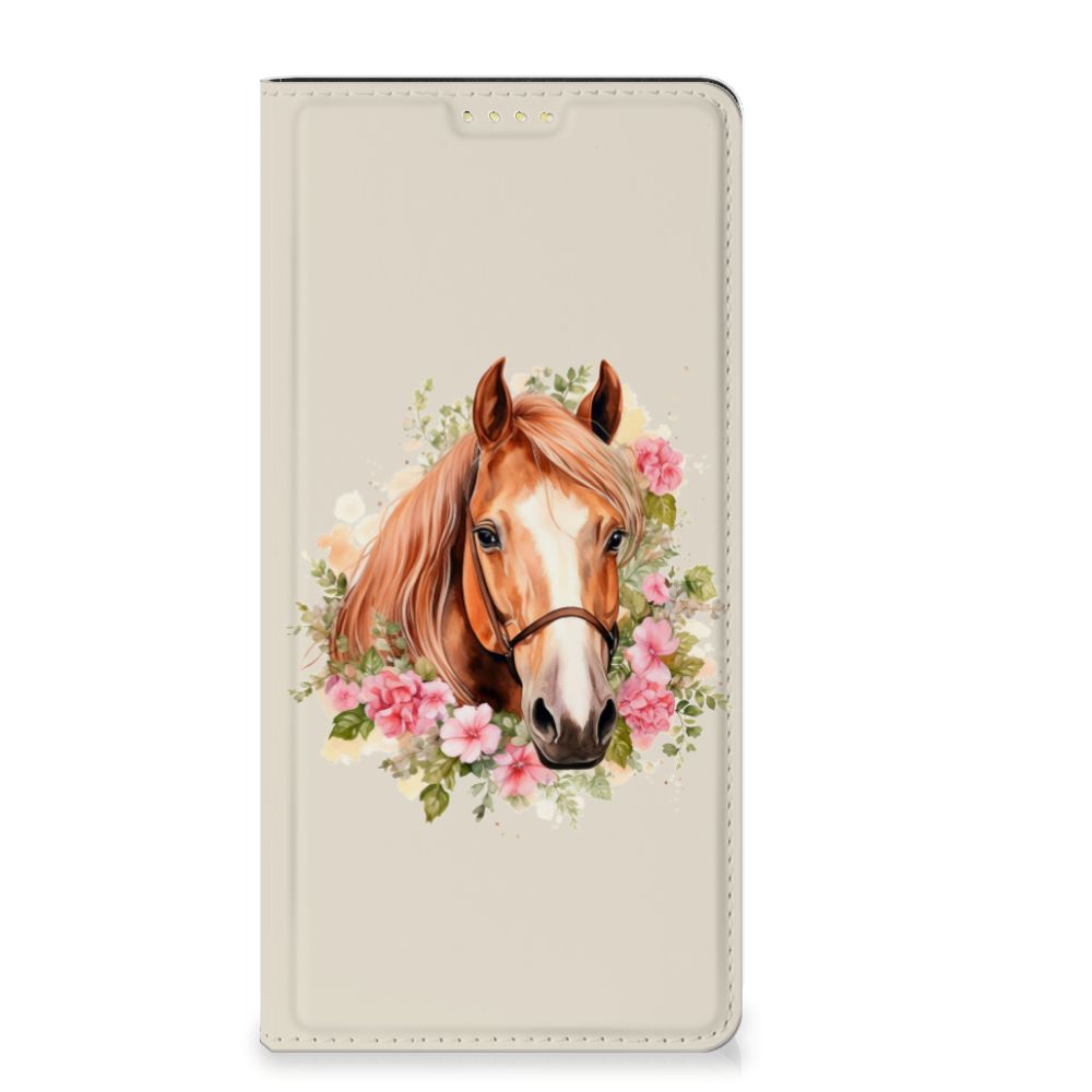 Xiaomi Redmi Note 13 5G Hoesje maken Paard design voorkant