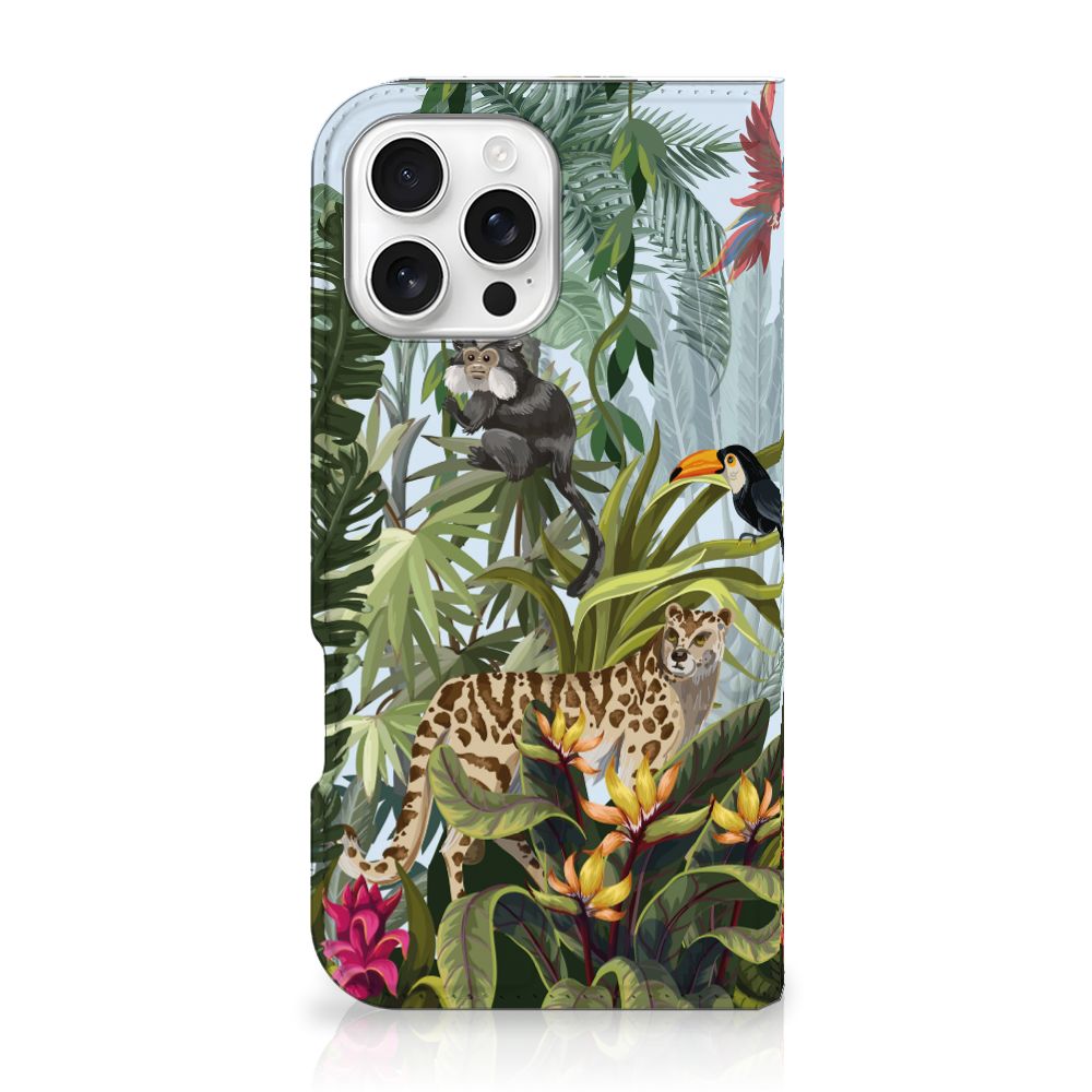 Apple iPhone 16 Pro Max hoesje maken Jungle design voorkant