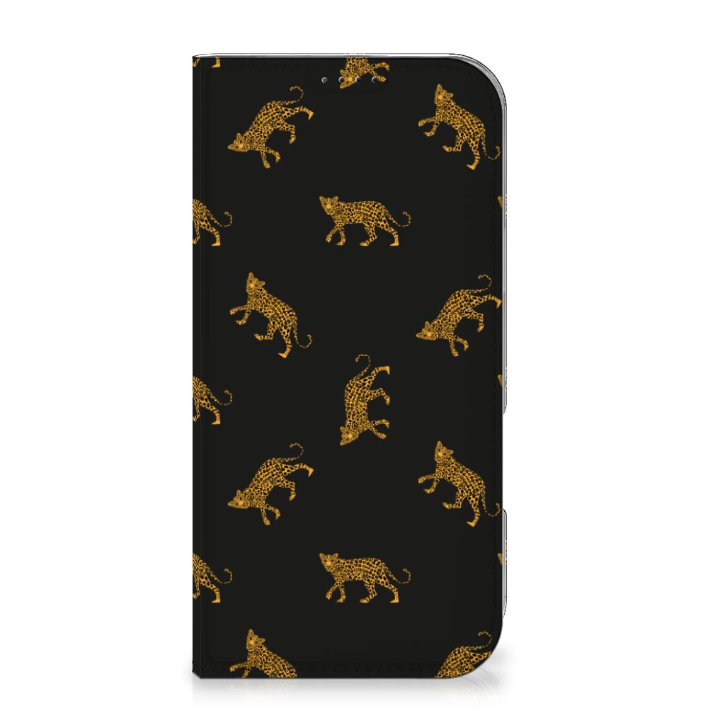 Hoesje maken voor iPhone 16 Pro Max Leopards design luipaardenprint aanzicht