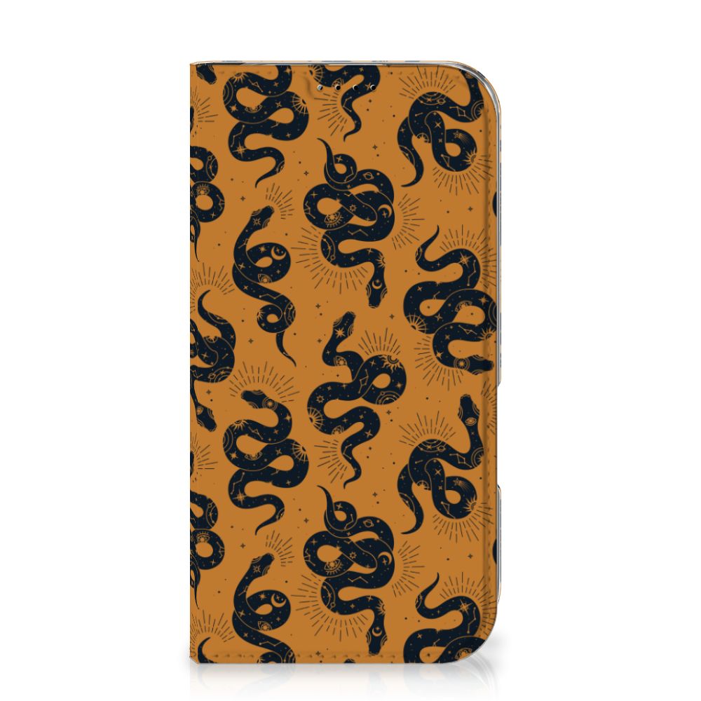 Hoesje maken voor iPhone 16 Snakes design slangen voorkant