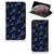 Hoesje met Magneet voor Apple iPhone 11 Voetbal met blauw voetbal design ⚽ in open en gesloten positie.