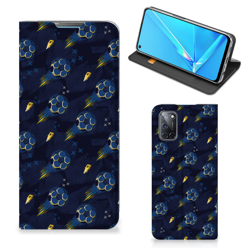 Hoesje met Magneet voor OPPO A52 | A72 Voetbal