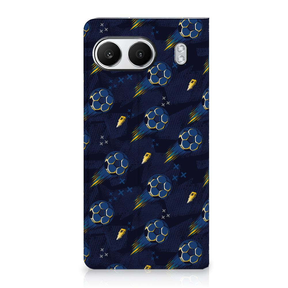 OnePlus Nord 4 hoesje met magneet voetbal design voorkant