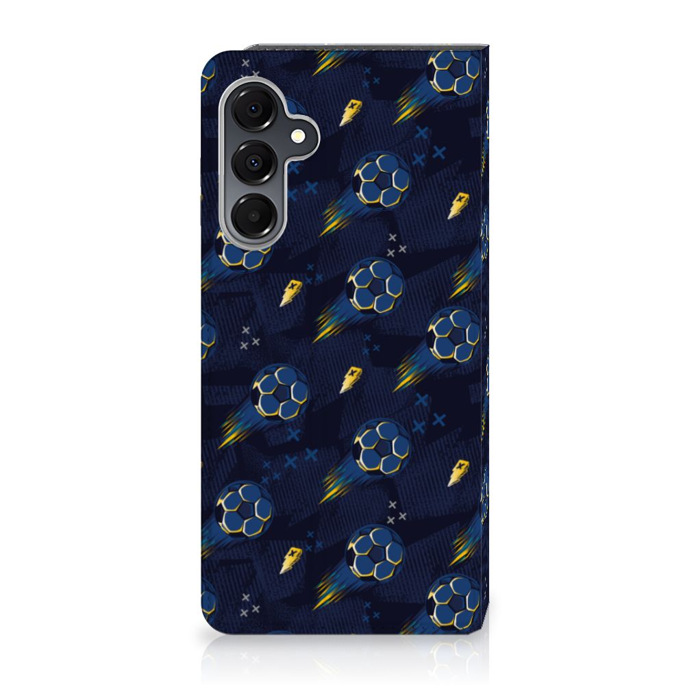 Samsung Galaxy A16 5G/4G Hoesje met Magneet Voetbal achteraanzicht