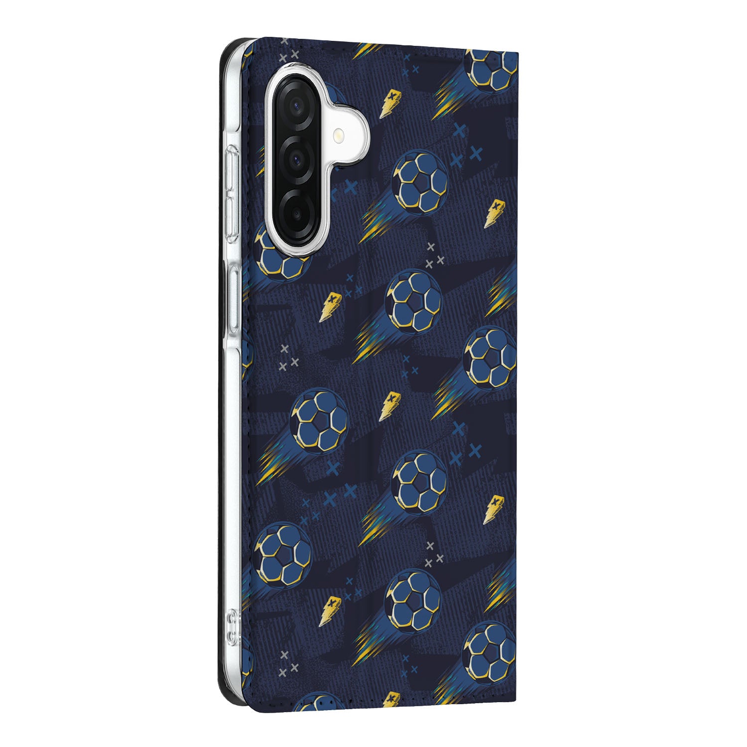 Samsung Galaxy A26 Hoesje met Magneet Voetbal design aanzicht