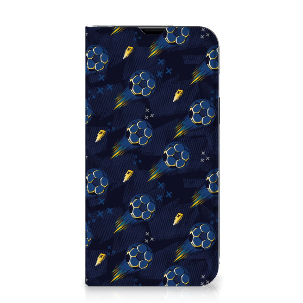 Hoesje met Magneet voor iPhone 13 Voetbal voetbal design voorkant