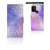 Hoesje voor Motorola Moto G10 G20 G30 Watercolor Paars telefoonhoesje paarse watercolor design voorkant achterkant